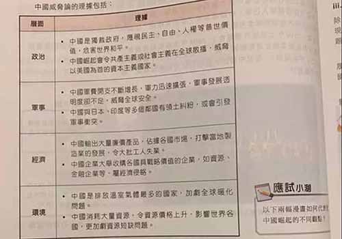 香港教材在批量生产恨国派