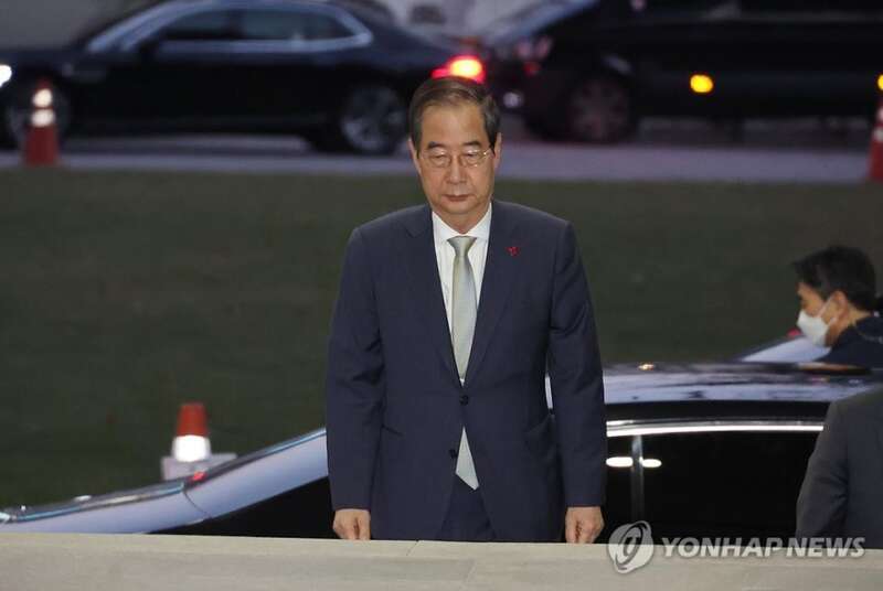 现任总理韩德洙将代理总统职务